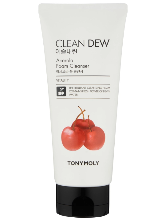 Пенка для умывания Tony Moly, Clean Dew Foam Cleanser, 180 мл