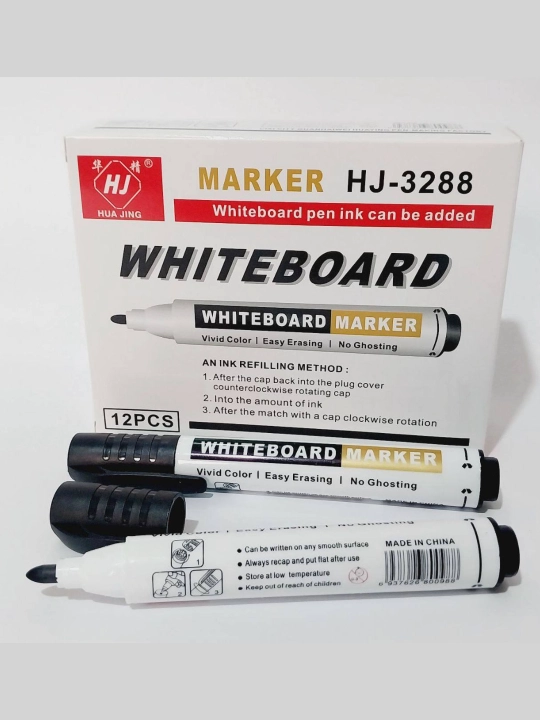Doska uchun marker, 12 dona - ko‘k, qizil, qora 3288 - 