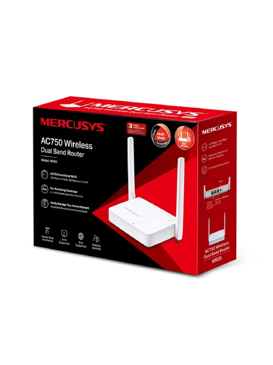 Mercusys MR20 dual-band AC750 router