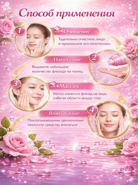 Антивозрастной флюид Deoproce Cleanbello Collagen, отбеливающий, супр формула, 10 в 1