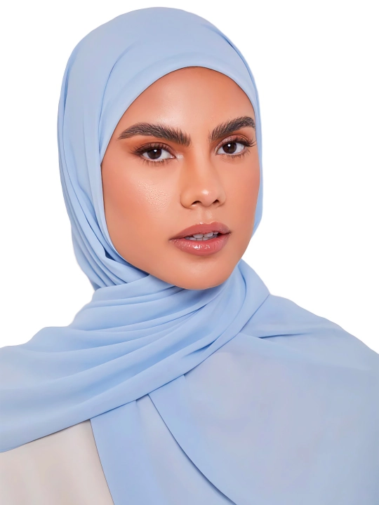 Ayollar sharfi, shifon sharf, sharflar ayollar uchun, romoli shifondan, haj va umra