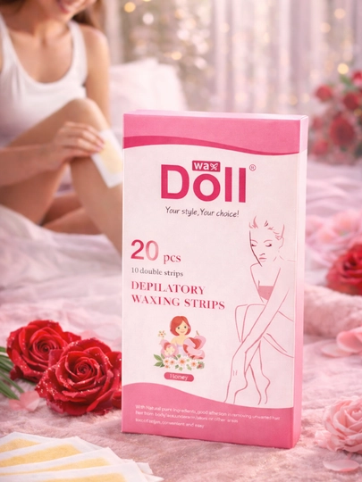 Восковая бумага для депиляции тела и лица "Doll" и "Aisha", 20 штук