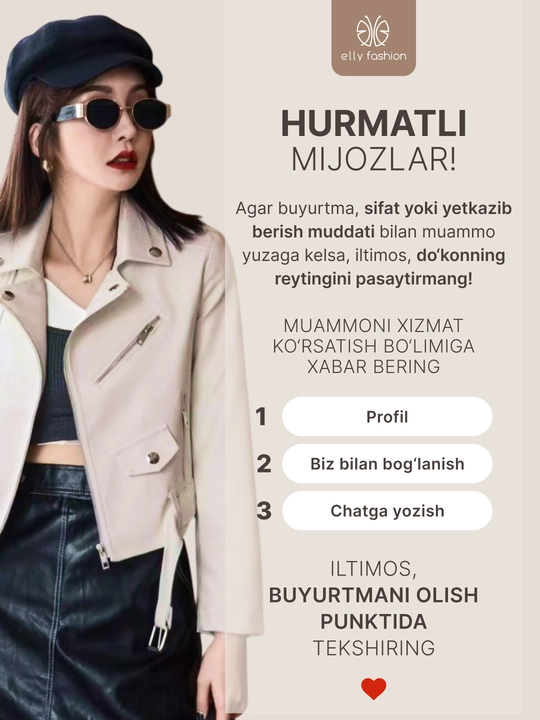 Ayollar charm kurtka, qisqa — UNCHA STORE