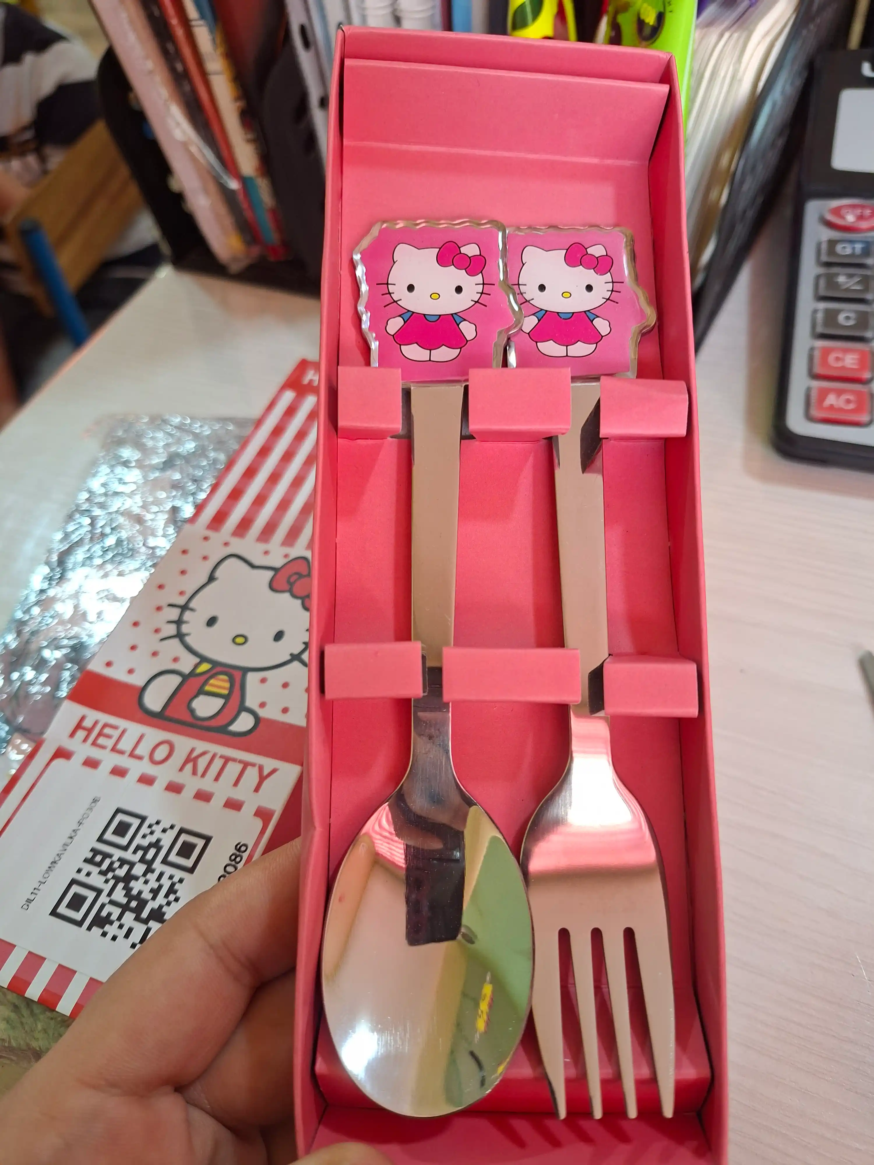 Детский кухонный набор приборов "HELLO KITTY", "SPANGE BOB", DORAEMON"