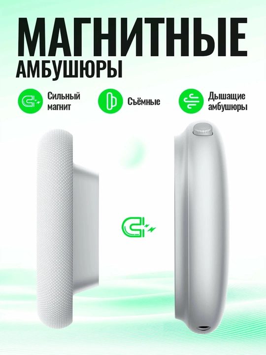 Наушники Hoco W65 Plus ANC беспроводные, Bluetooth 5.4, до 45 ч, ANC до 32 ч, 400 мАч, 2 ч