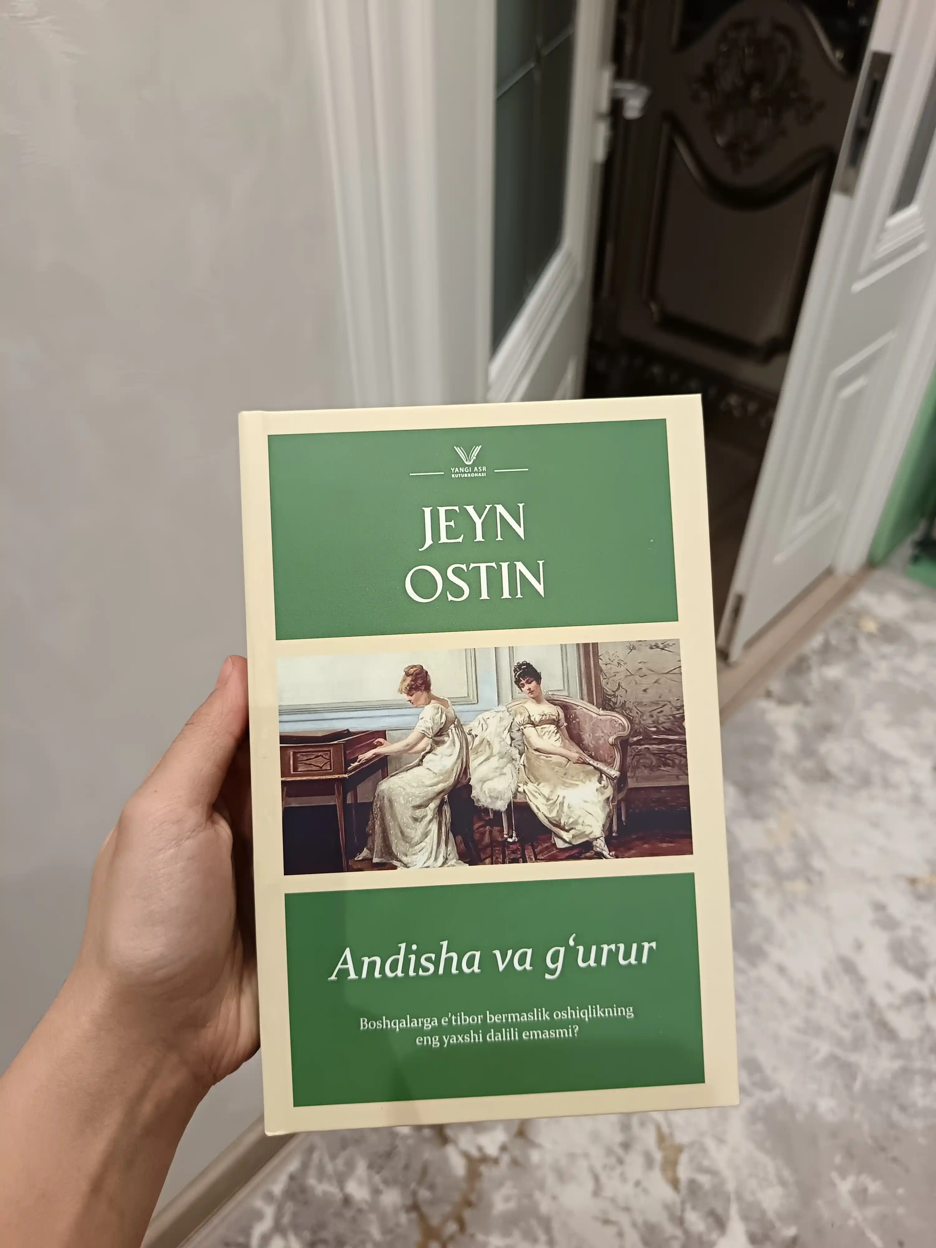 Andisha va g'urur - Jeyn Ostin Qattiq muqova