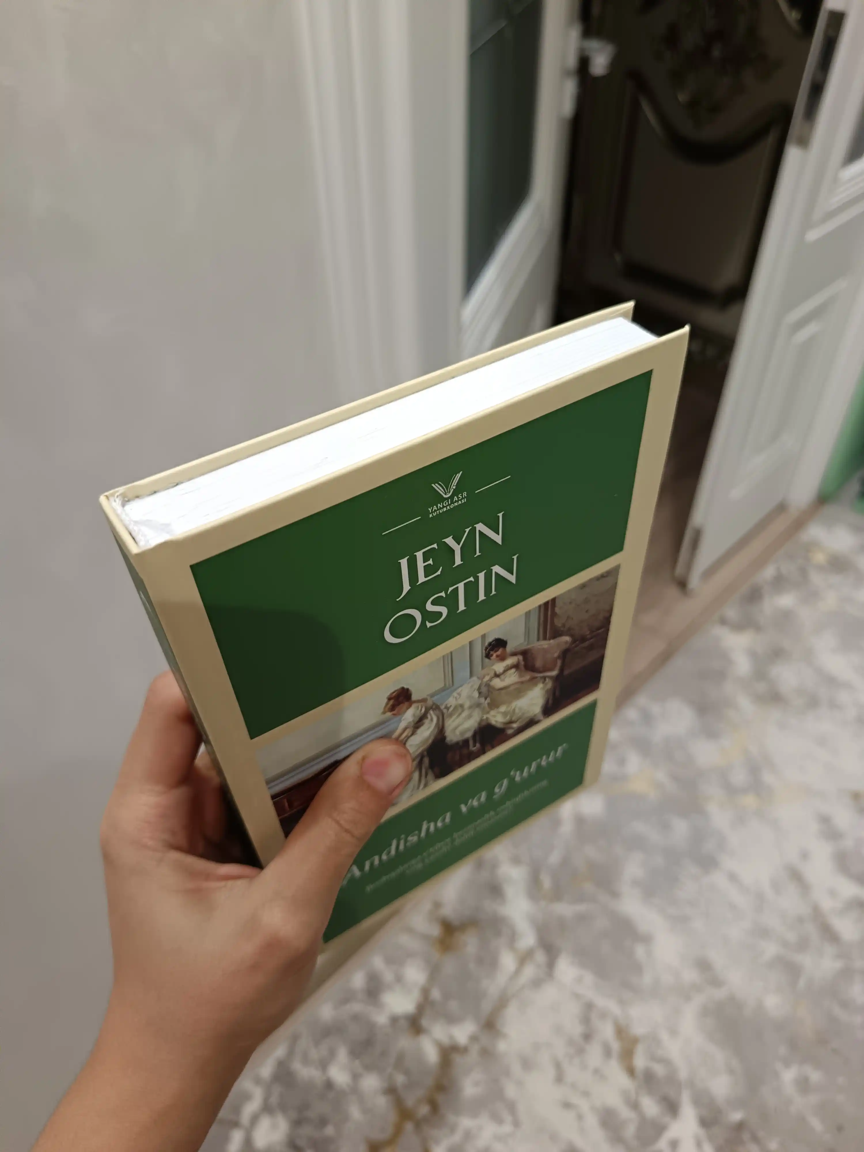 Andisha va g'urur - Jeyn Ostin Qattiq muqova