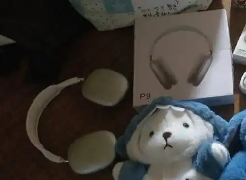 Simsiz Bluetooth quloqchinlar P9, to'liq o'lchamli, mikrofonli