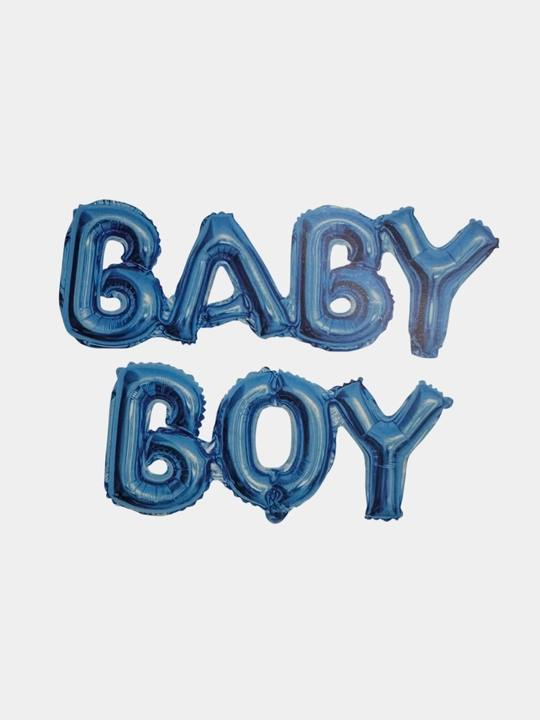 Baby Boy va baby girl folgali sharlar to'plami va gender party