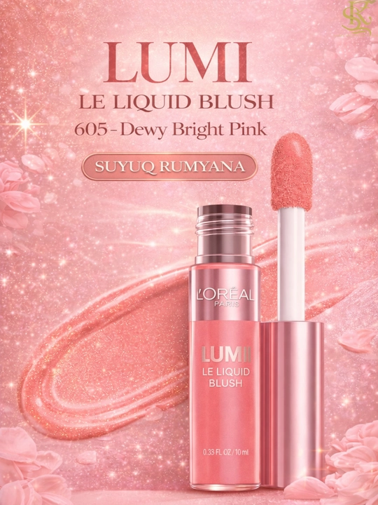 Suyuq rumyana L’Oréal Paris Lumi-tabiiy nam va yaltiroq effekt,tez singadi,oson yoyiladi - 