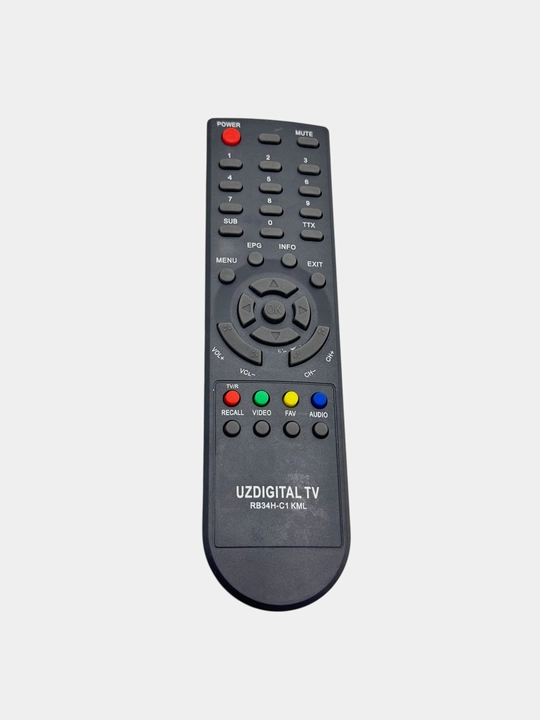 UZDIGITAL televizor modeli RB34H-C1 KML uchun masofadan boshqarish pulti