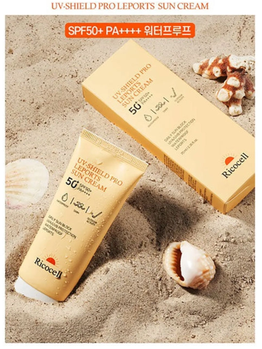 Quyoshdan himoya kremi Ricocell UV-Shield Pro Leports Sun Cream, SPF 50+, PA++++