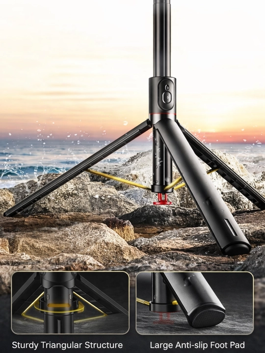 TT07 AI kuzatuvli gimbal selfie tayoqchasi (tripod bilan)