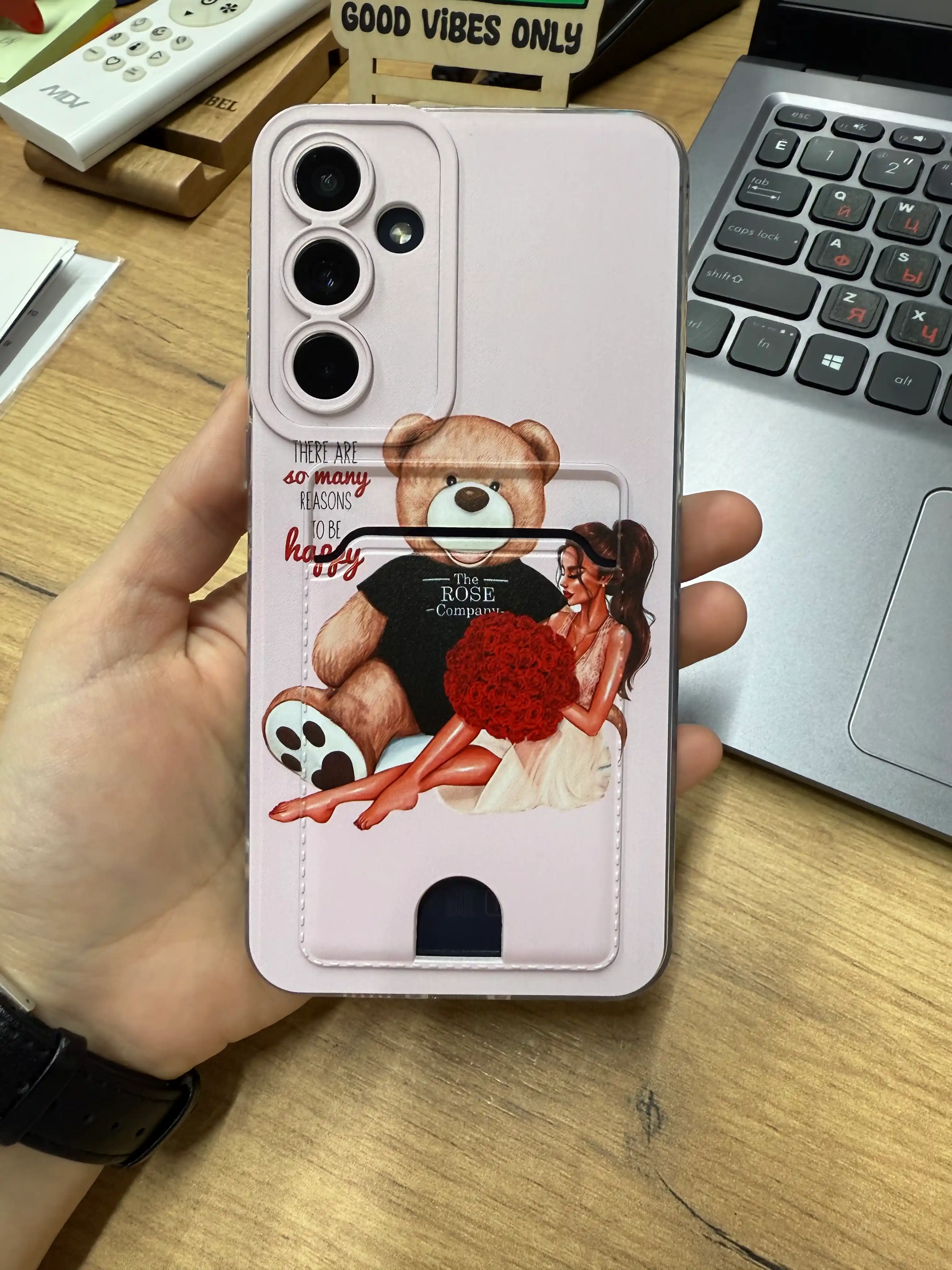 Чехол для Samsung с отделением для карты A17,A16,A15,A14,A13,A12,A10S,A55,A54,A52,A51,A50