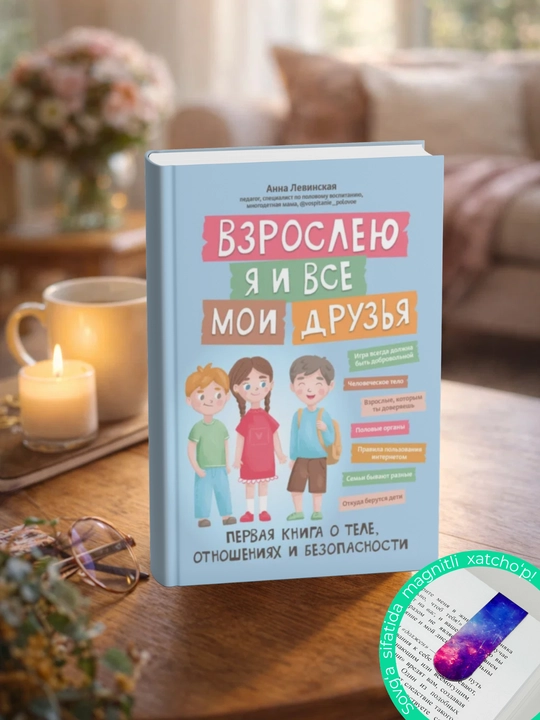 Взрослею я и все мои друзья. Первая книга о теле, отношениях и безопасности.Анна Левинская