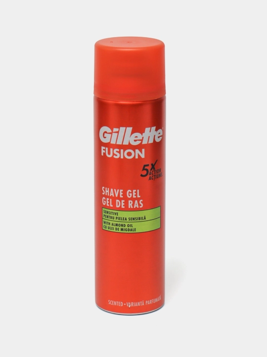 Гель для бритья Gillette Fusion5 Ultra Sensitive, для чувствительной кожи, 200 мл