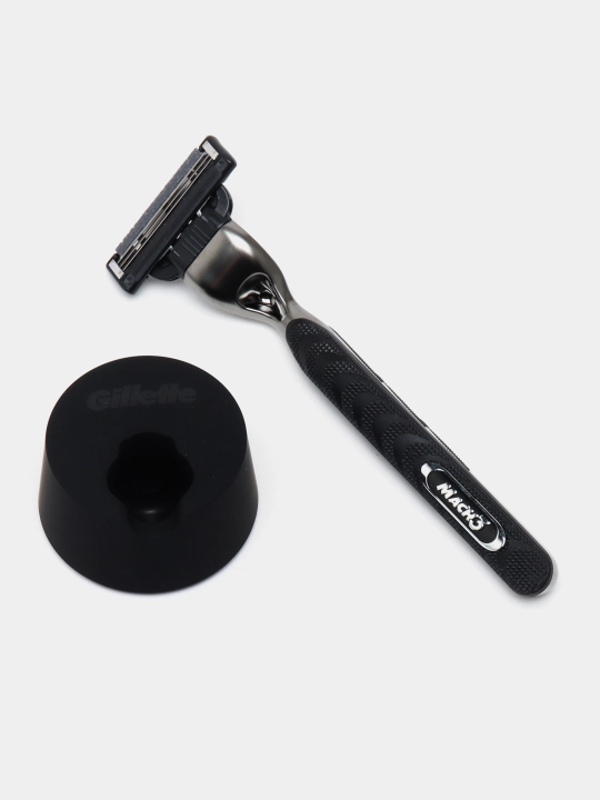 Станок для бритья Gillette Mach3 Charcoal Razor, 6 кассет
