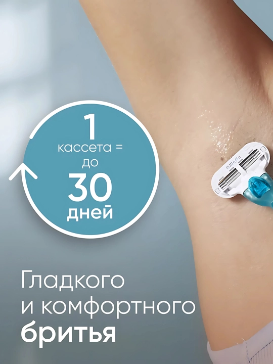 Женская бритва Venus Smooth, с 2 сменными кассетами