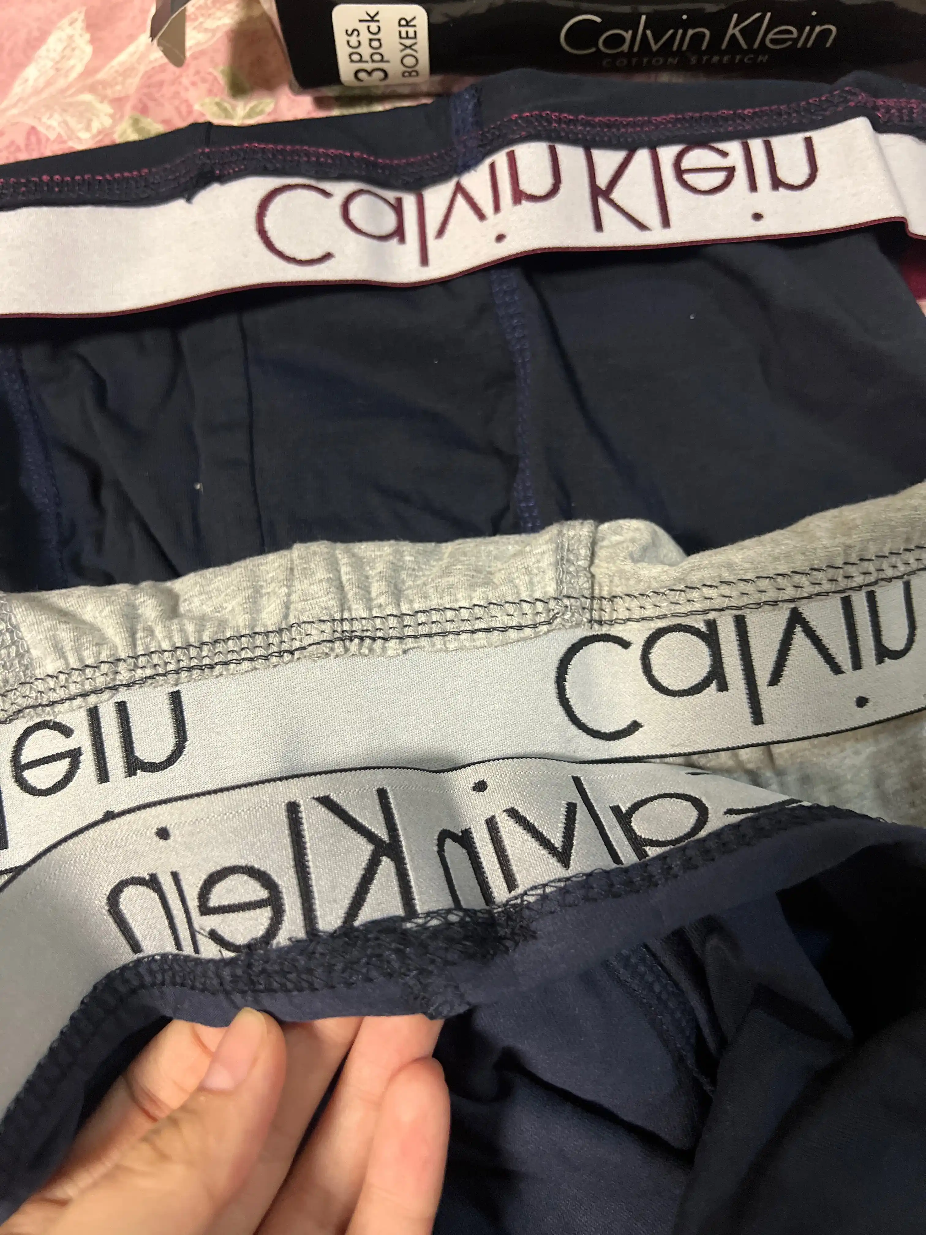 Erkaklar uchun trusiklar Calvin Klein, to'plam 3 dona