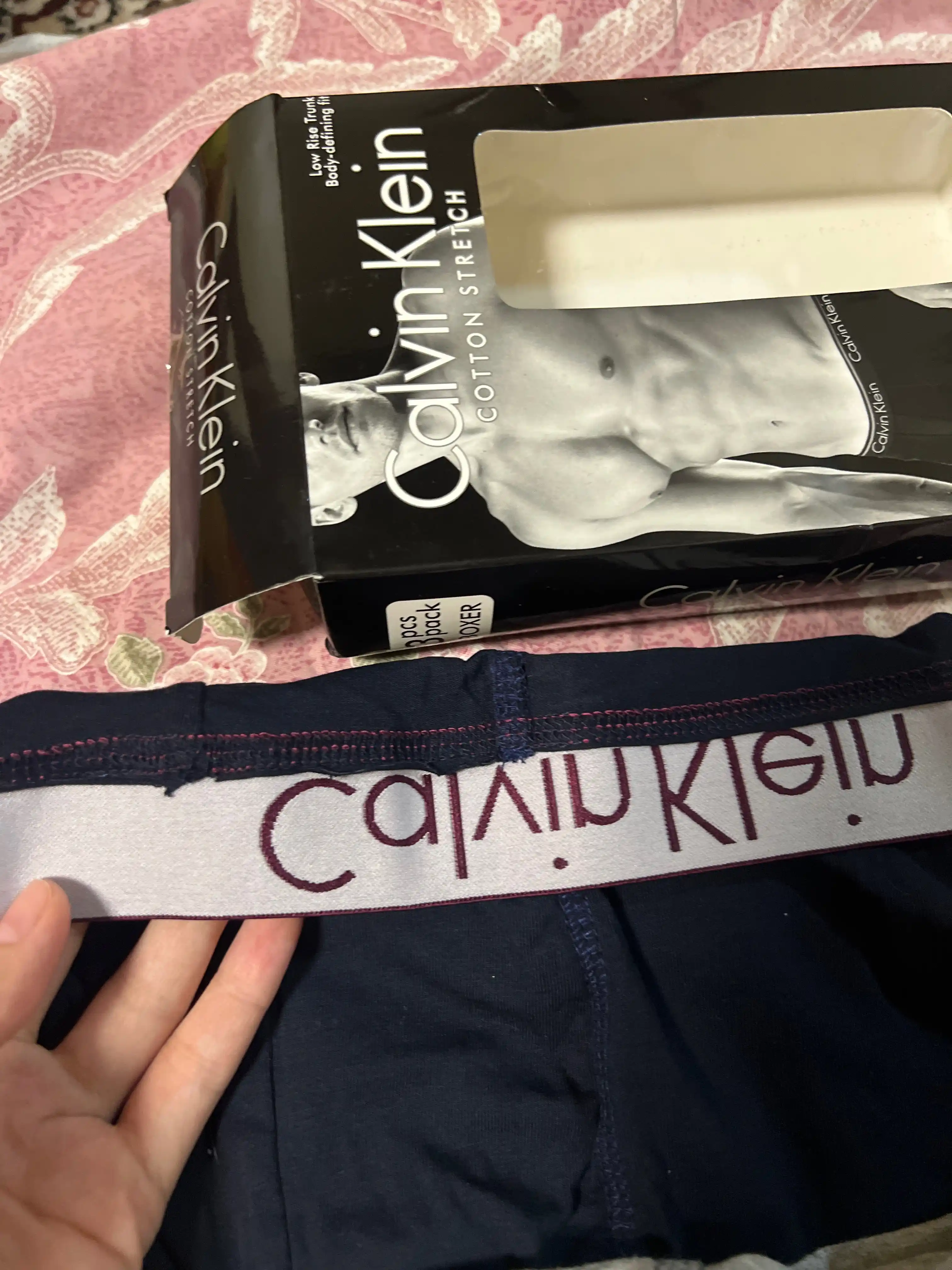 Erkaklar uchun trusiklar Calvin Klein, to'plam 3 dona