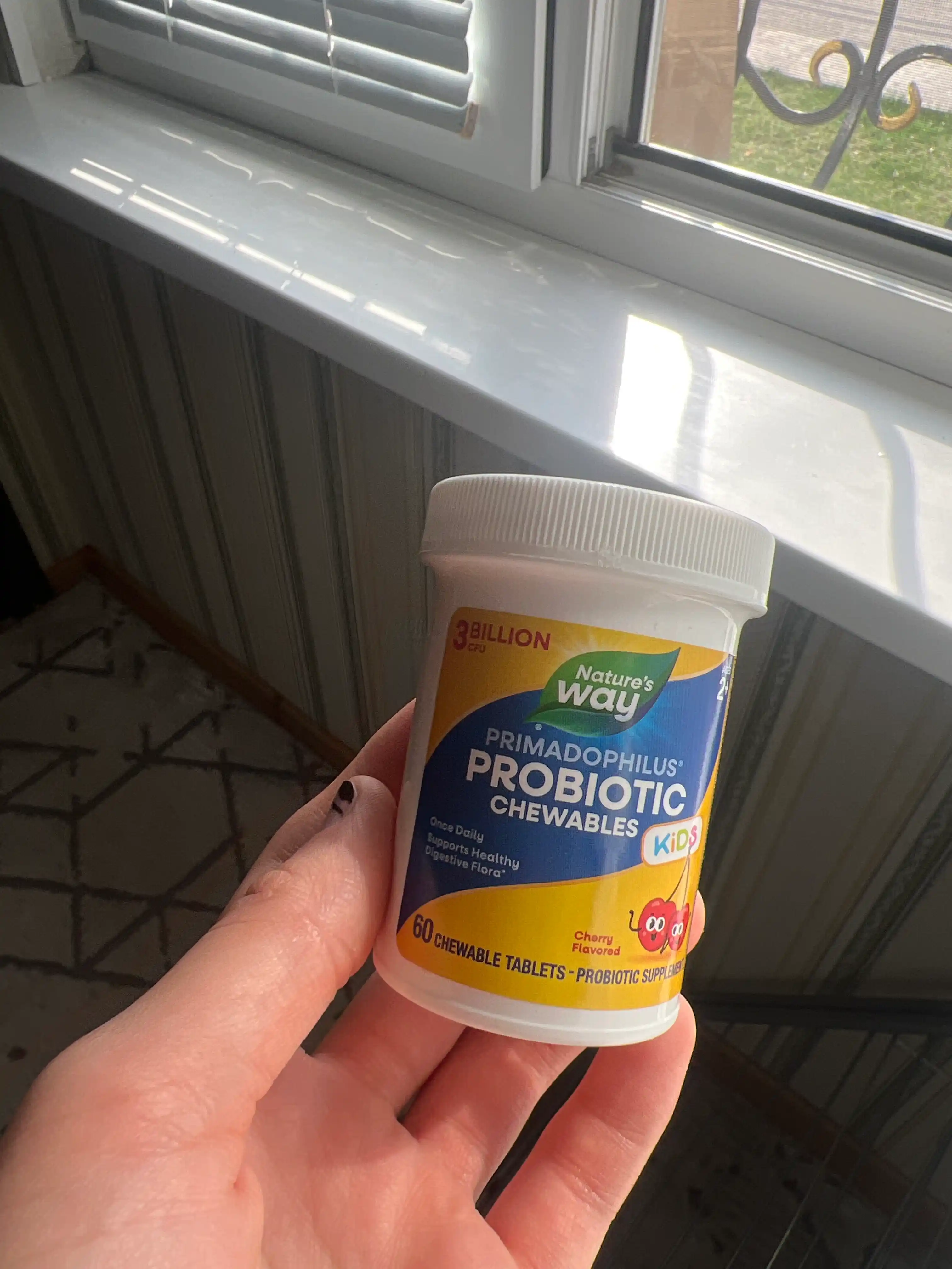 Nature's Way, Primadophilus KIDS® пробиотик, со вкусом вишни, 60 жевательных таблеток