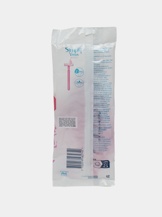 Gillette Simply Venus2 Basic Одноразовая бритва для женщин, 5шт