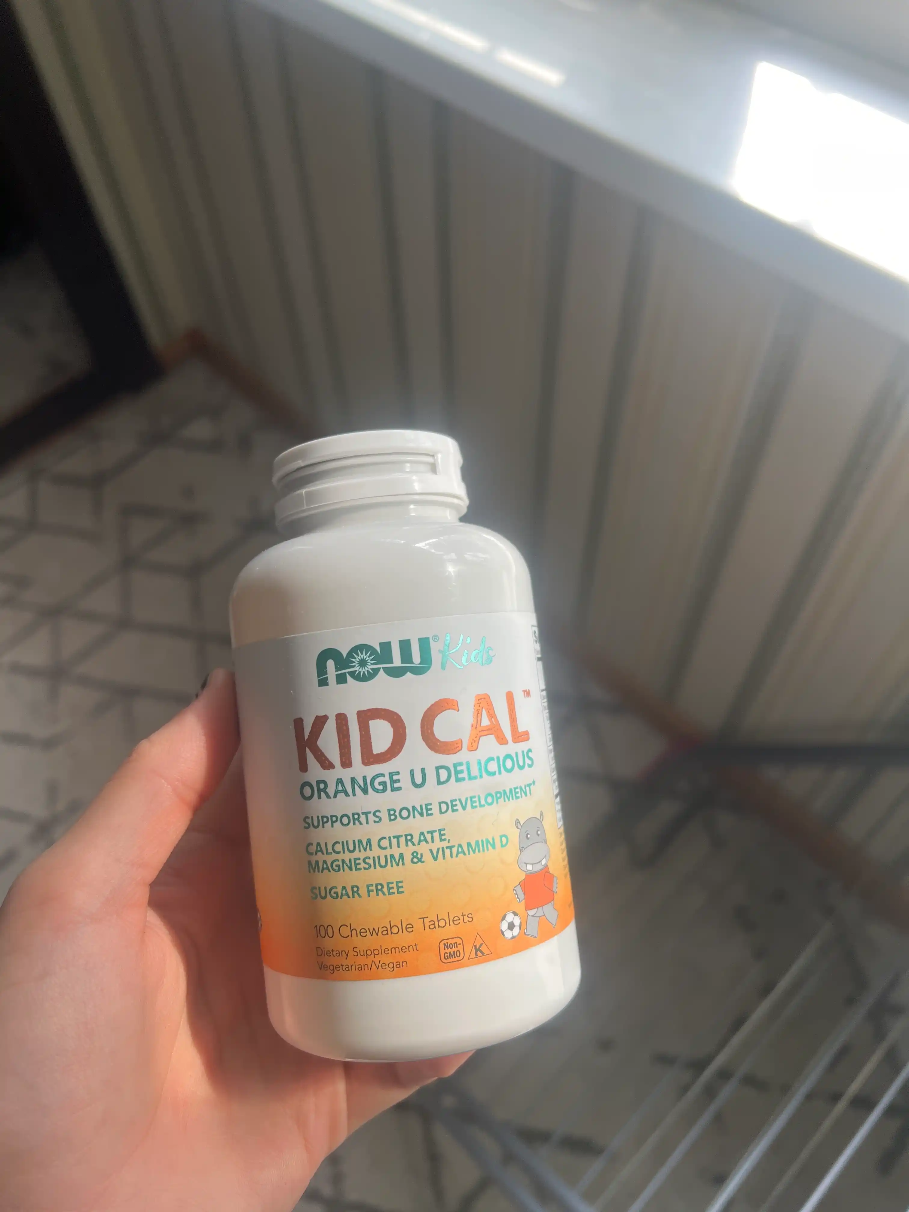 Now Foods Kid Cal, детский кальций, 100 жевательных таблеток для здоровых костей