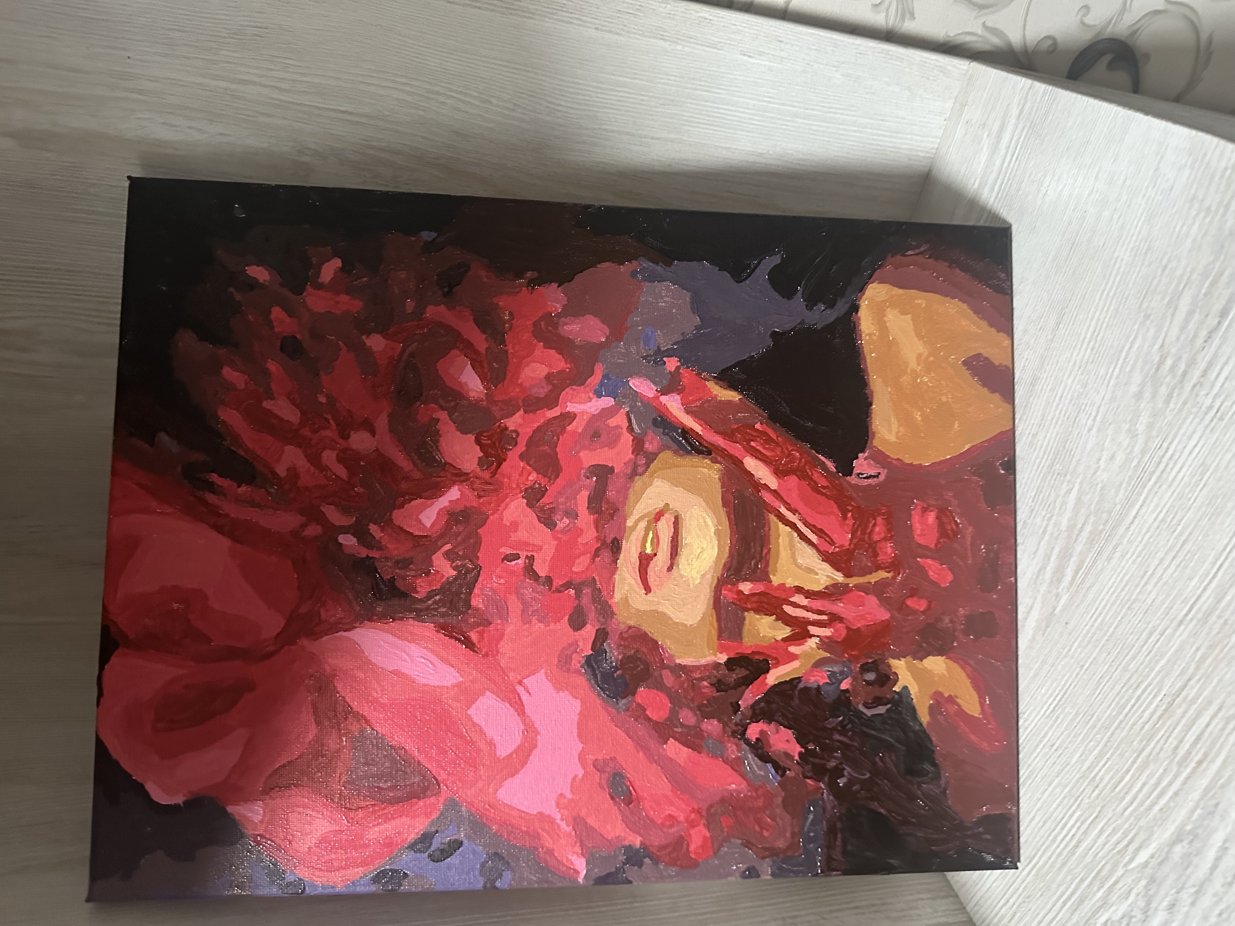 Raqamlar bo'yicha rasm Skystore Odamlar, asosli ramkaga tortilgan, 30 x 40 sm