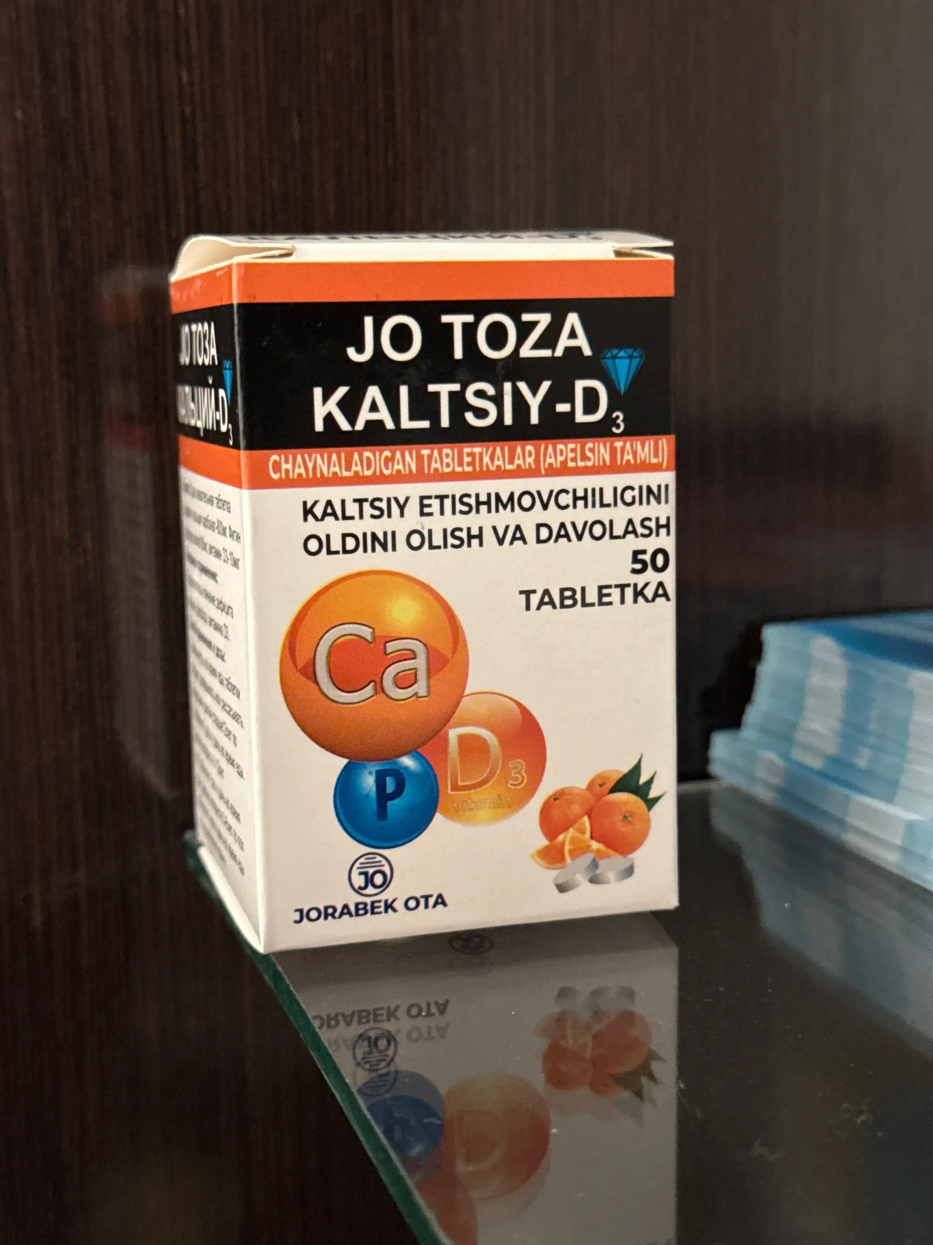 Kalsiy D3 – D vitamini bilan suyaklar va tishlar salomatligi uchun