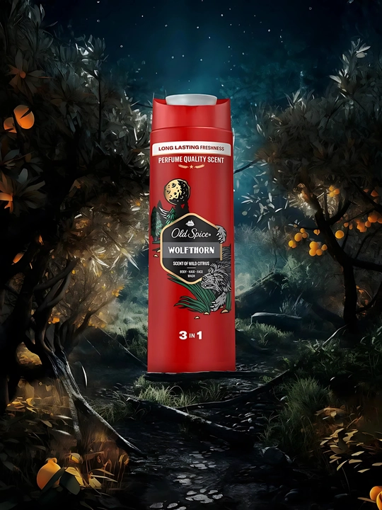 OLD SPICE Dush uchun gel, 3 tasi 1 da, Volfthorn, 400 ml
