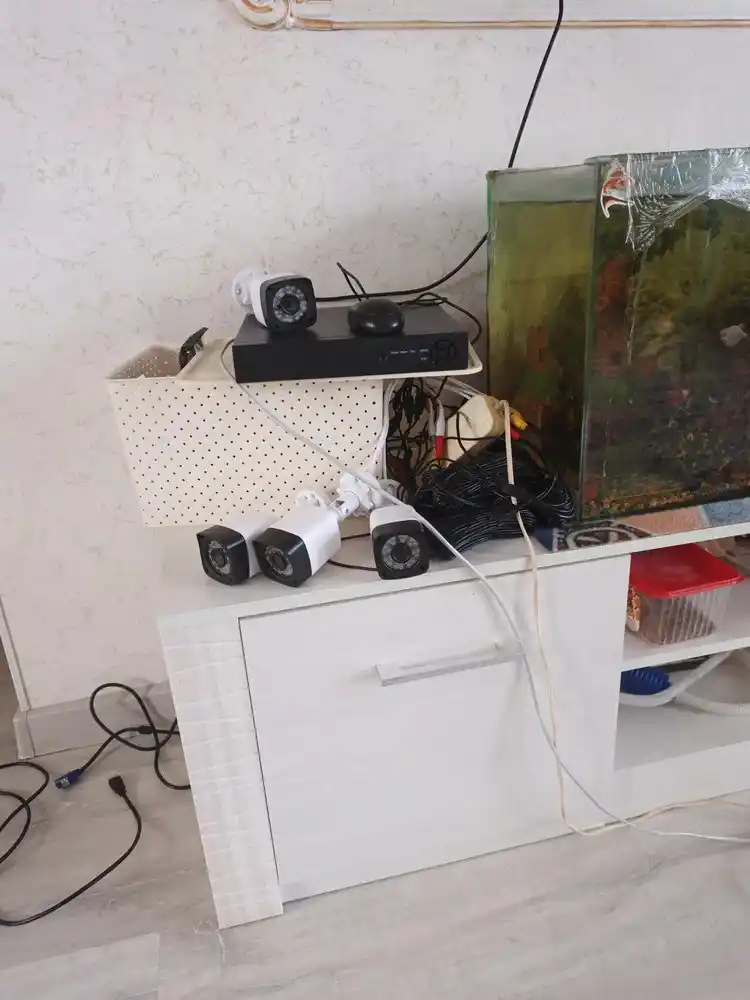 Комплект видеонаблюдения CCTV, 4 в 1