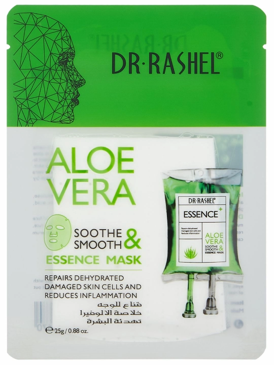 Yuz uchun mato niqobi Dr.Rashel, tabiiy ingredientlar bilan, 25 g - 