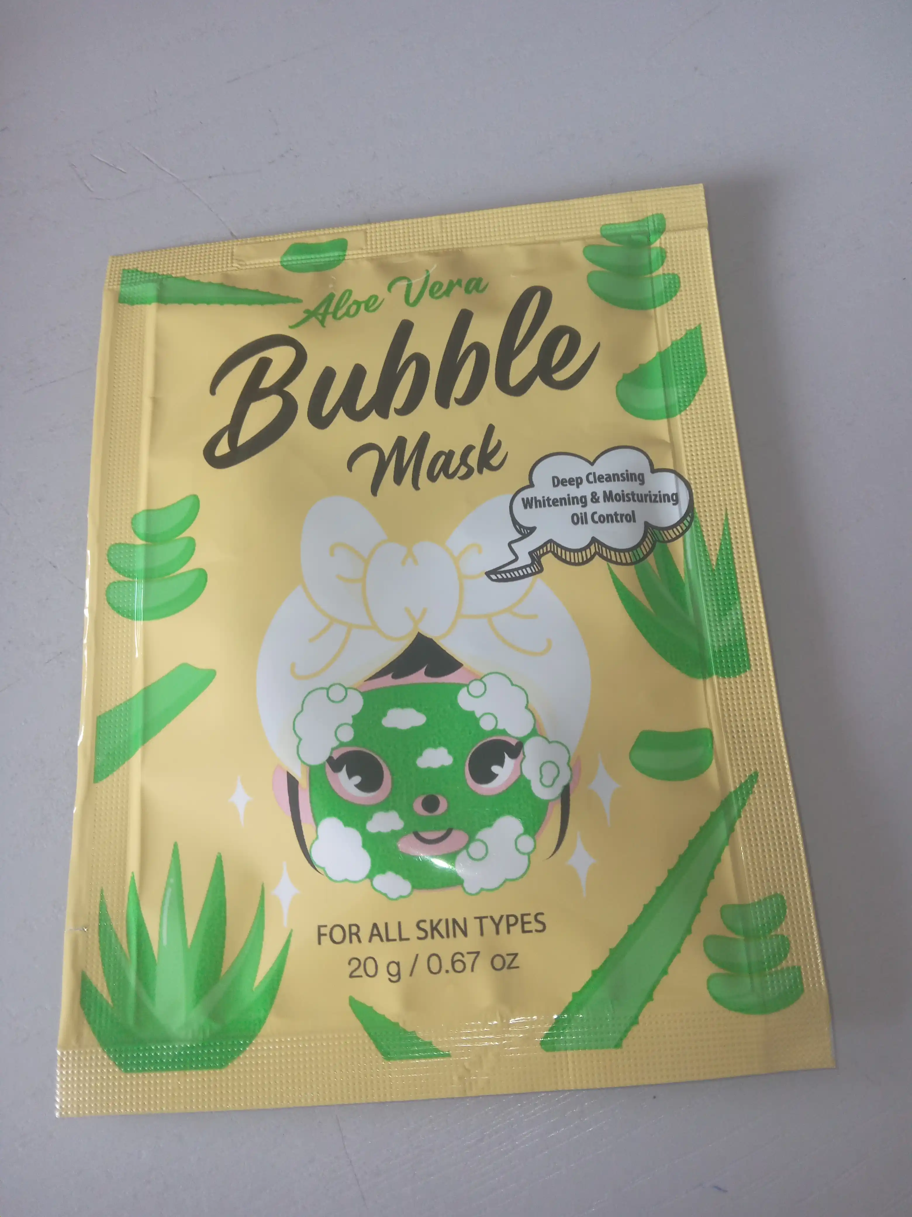 Кислородная маска для лица Bubble Mask