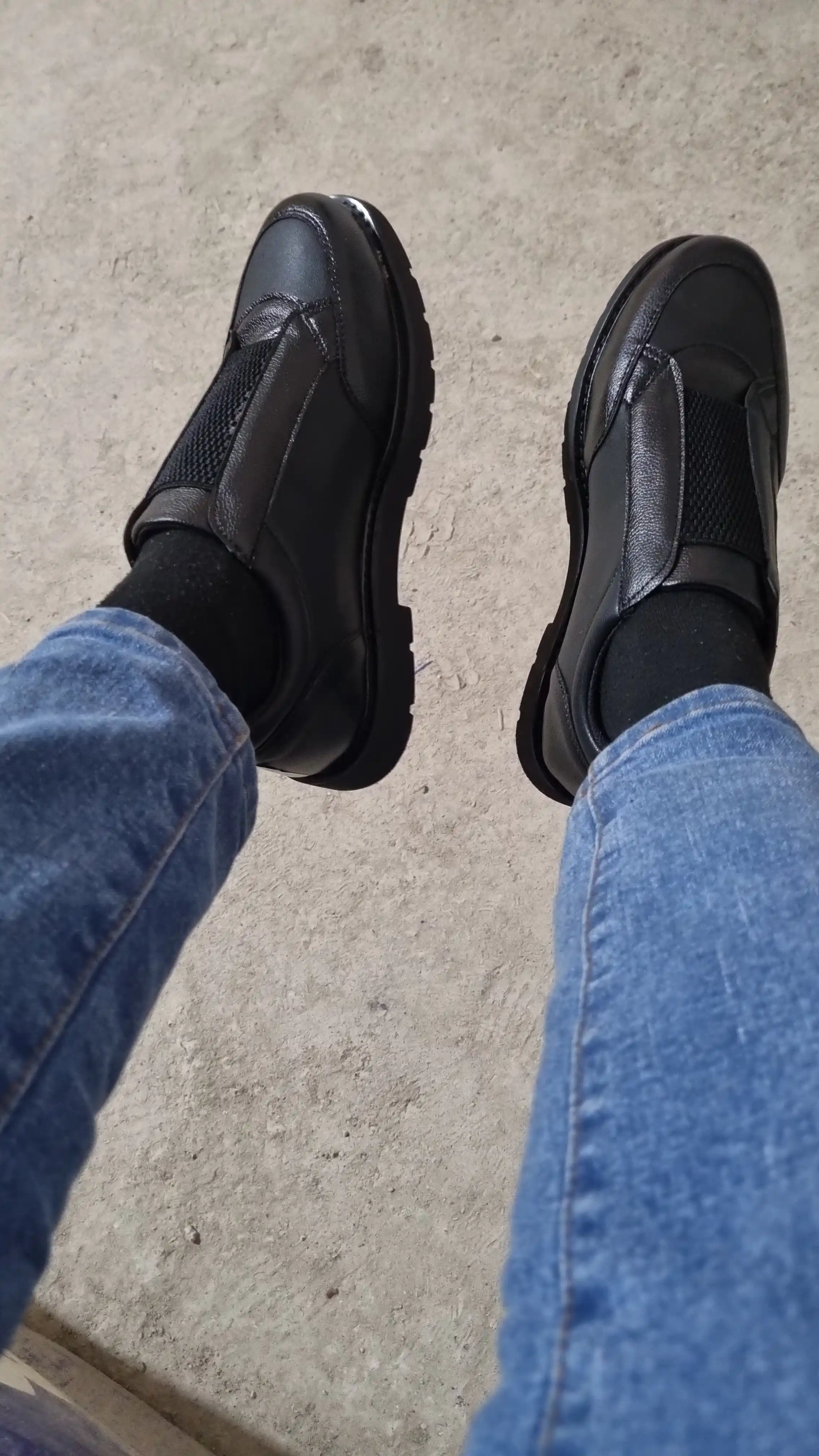 Erkaklar poyabzali, suv o'tkazmaydigan, eko charm, 39 - 43