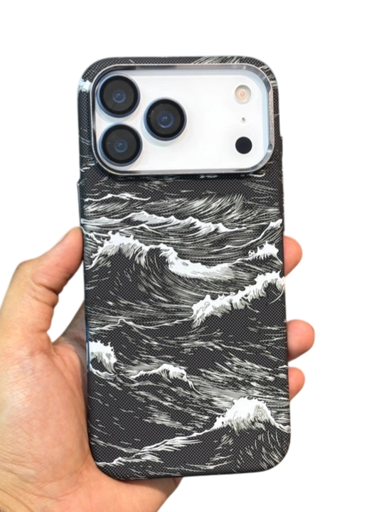 IPhone 17 Pro / Pro Max / 17 Air uchun Luxo Life karbon magnitli g‘ilof Anti-shock - 