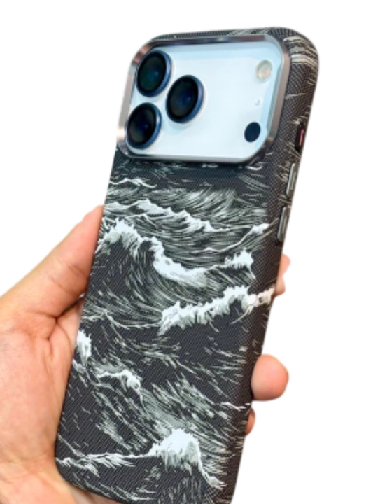 IPhone 17 Pro / Pro Max / 17 Air uchun Luxo Life karbon magnitli g‘ilof Anti-shock