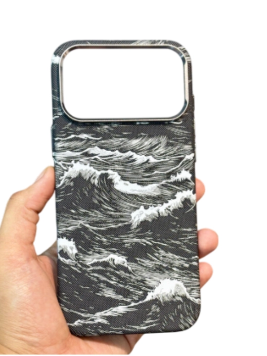 IPhone 17 Pro / Pro Max / 17 Air uchun Luxo Life karbon magnitli g‘ilof Anti-shock