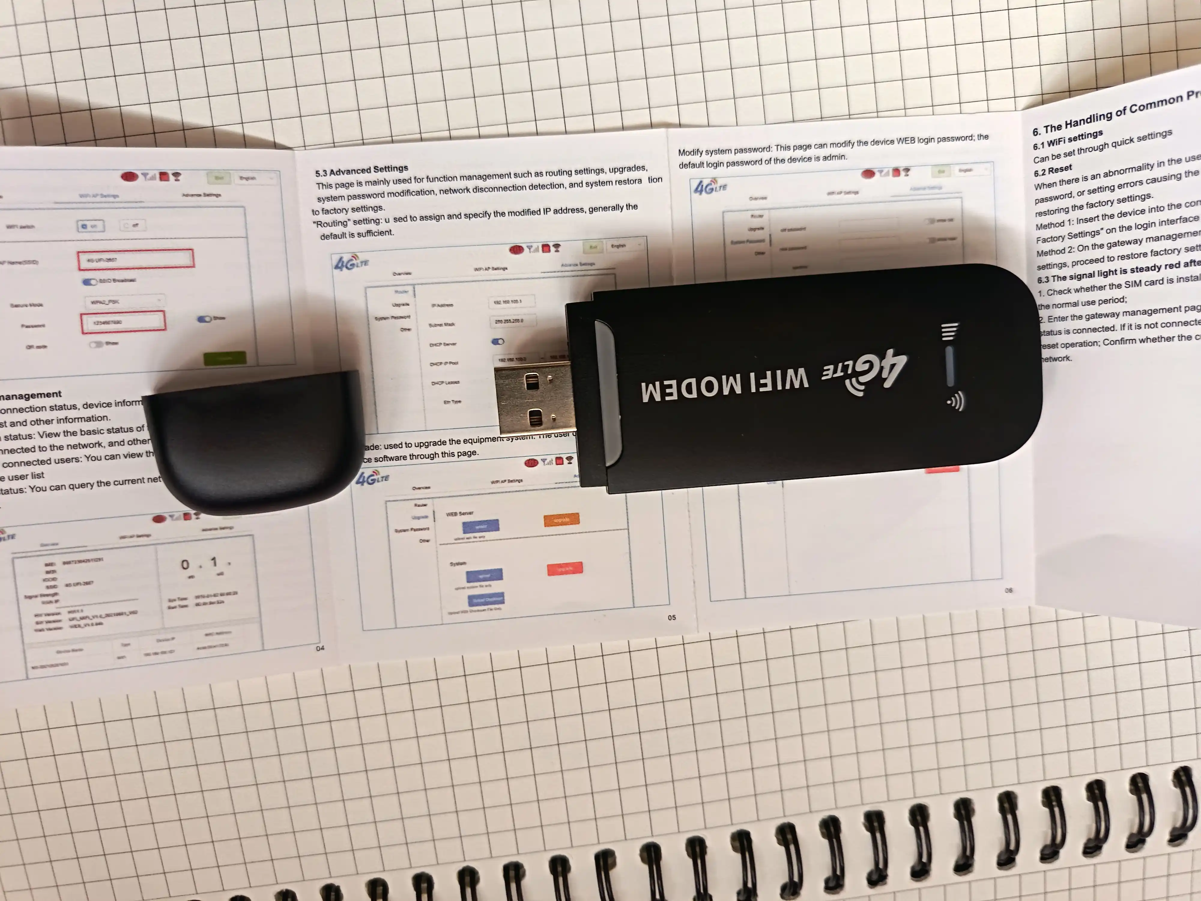 USB Modem 4G LTE adapter Wi-Fi Sim-kartali , ulanish nuqtasi, Hotspot tezkor internet