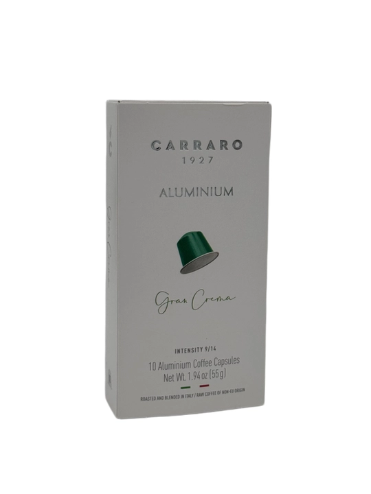 Кофе в капсулах Carraro Gran Crema для Nespresso, алюминиевые, 10 шт