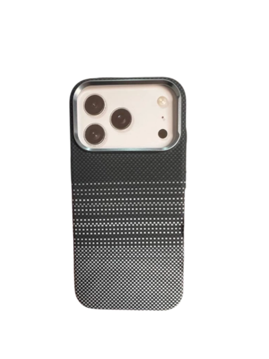 IPhone 17 Pro / Pro Max / 17 Air uchun Luxo Life karbon magnitli g‘ilof Anti-shock