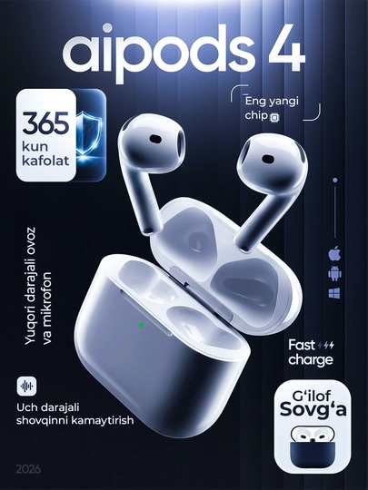 Pods 4 беспроводные наушники, для Android и iPhone