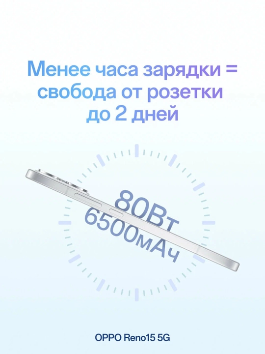 Смартфон OPPO Reno15 5G 12/512GB, 1 год гарантии