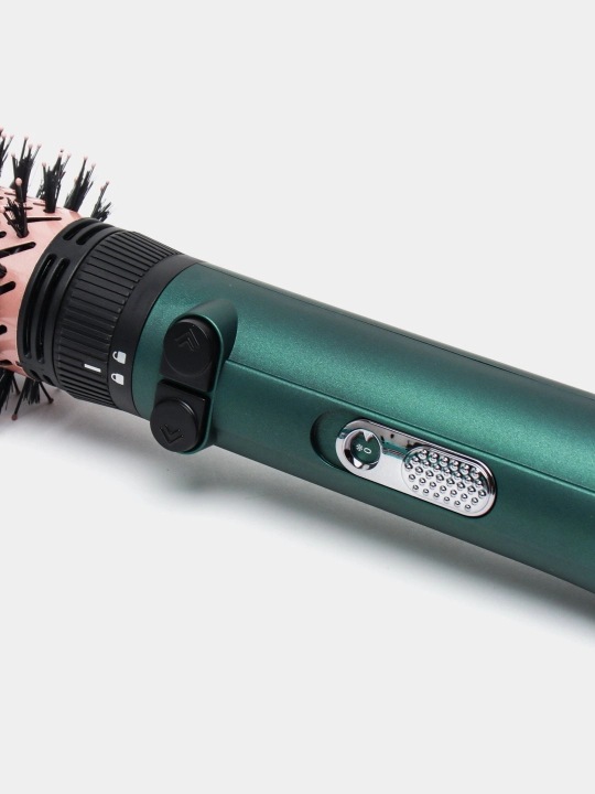 VGR V-496 professional soch fen cho‘tkasi, 3 tasi 1 da termik cho‘tka, soch uchun multistayler