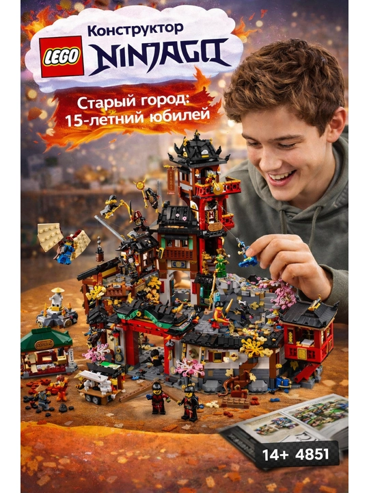 LEGO konstruktor NINJAGO Qadimiy shahar: 15 yillik yubiley 71861 - 