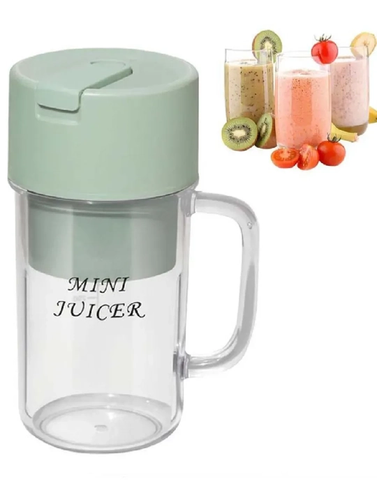 Portativ mini blender – kokteyl va smuzi uchun, 500 ml, 1200 mA·soat, USB zaryadlash