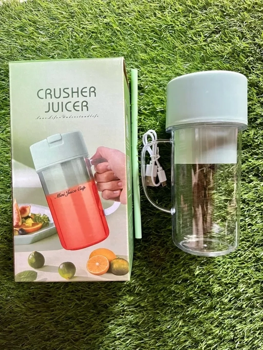 Portativ mini blender – kokteyl va smuzi uchun, 500 ml, 1200 mA·soat, USB zaryadlash