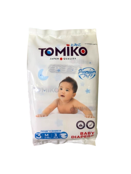 TOMIKO PremiumSoft taglik probniklari, 3 dona