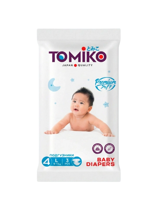 TOMIKO PremiumSoft taglik probniklari, 3 dona