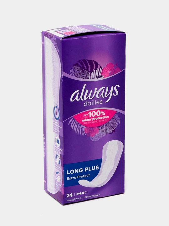 ALWAYS Прокладки ежедневные Long Plus, 24 шт