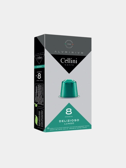 "Cellini" Капсулы NESPRESSO Delizioso Lungo № 8 — ДИЛДАХ-DASFC
